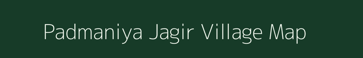 Padmaniya Jagir village map in Madhya Pradesh