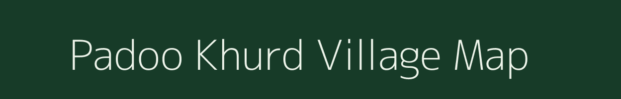 Padoo Khurd village map in Rajasthan