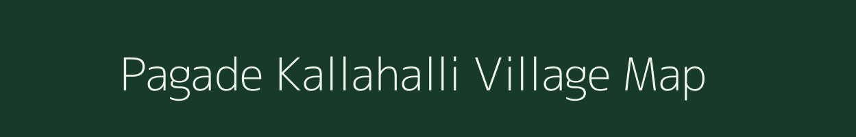 Pagade Kallahalli village map in Karnataka