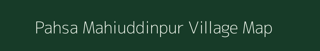 Pahsa Mahiuddinpur village map in Uttar Pradesh