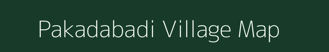 Pakadabadi village map in Odisha