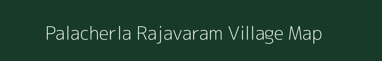 Palacherla Rajavaram village map in Andhra Pradesh