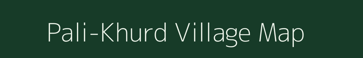 Pali-Khurd village map in Rajasthan