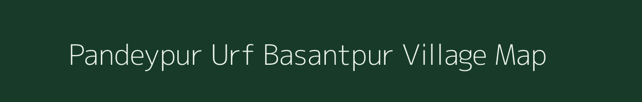 Pandeypur Urf Basantpur village map in Uttar Pradesh