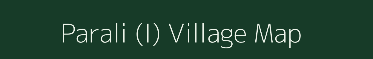 Parali (I) village map in Lakshadweep