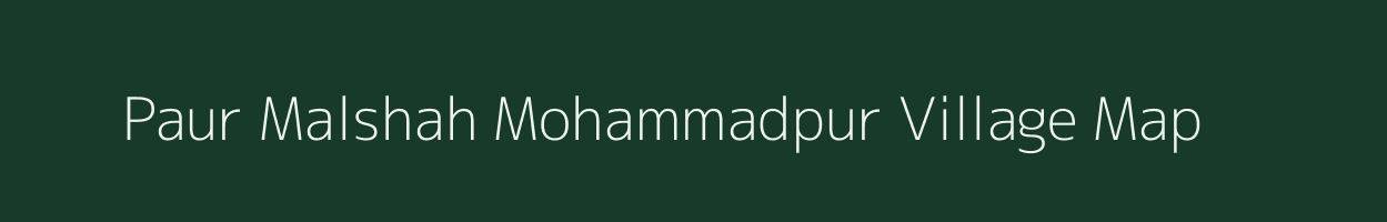 Paur Malshah Mohammadpur village map in Bihar