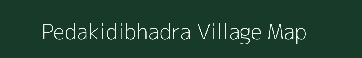 Pedakidibhadra village map in Odisha