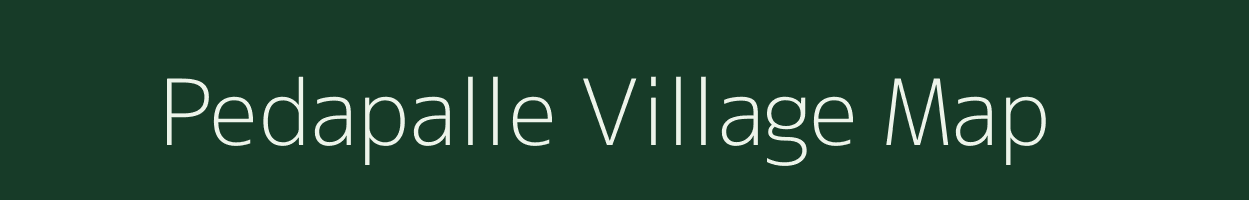 Pedapalle village map in Andhra Pradesh