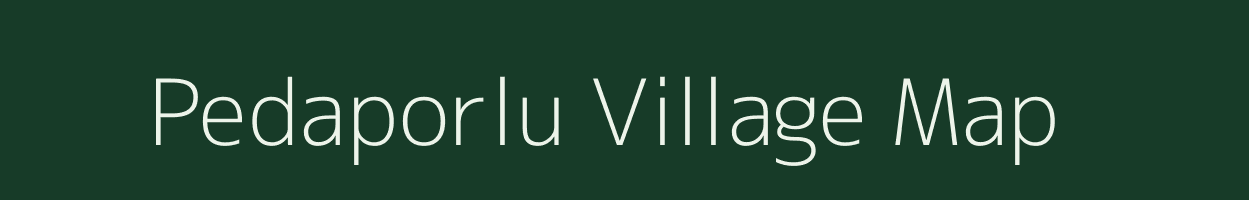 Pedaporlu village map in Andhra Pradesh