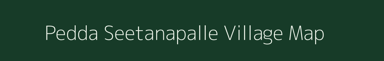 Pedda Seetanapalle village map in Andhra Pradesh