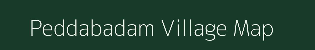 Peddabadam village map in Andhra Pradesh