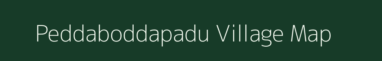 Peddaboddapadu village map in Andhra Pradesh