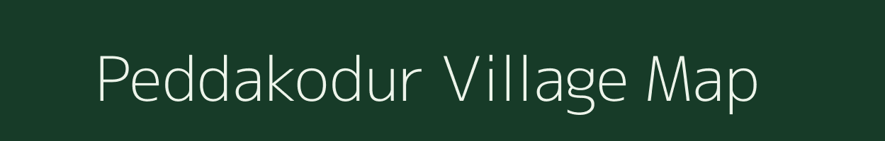 Peddakodur village map in Andhra Pradesh