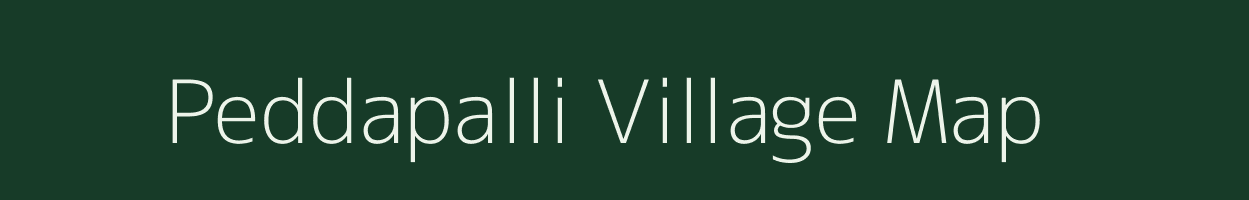 Peddapalli village map in Karnataka