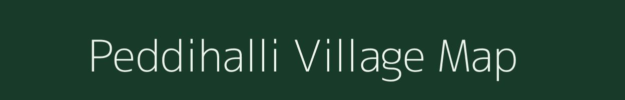 Peddihalli village map in Karnataka