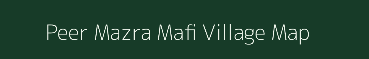 Peer Mazra Mafi village map in Uttar Pradesh