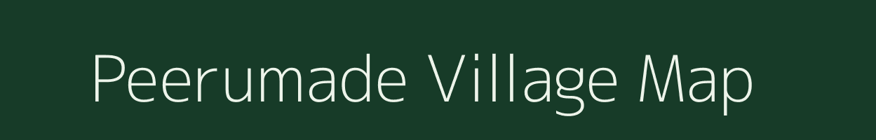 Peerumade village map in Kerala