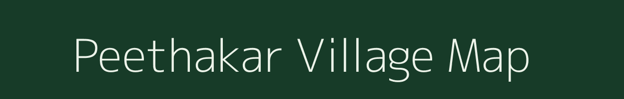 Peethakar village map in Rajasthan