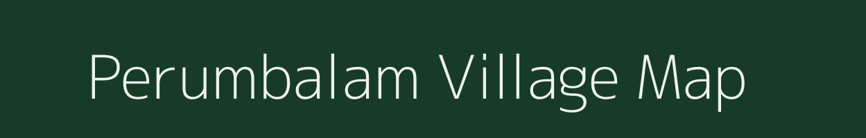 Perumbalam village map in Kerala