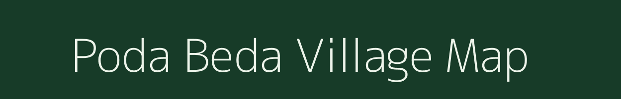 Poda Beda village map in Odisha