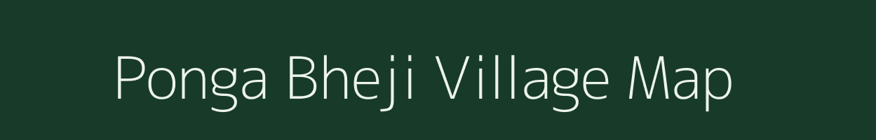 Ponga Bheji village map in Chhattisgarh