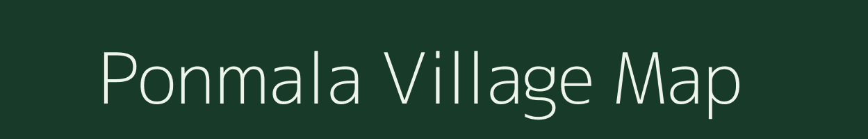 Ponmala village map in Kerala