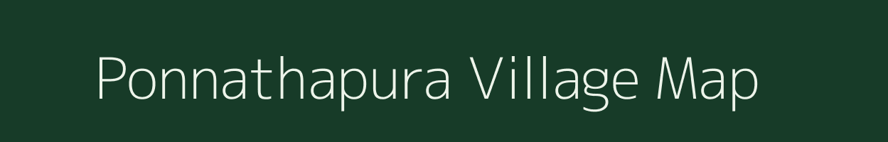 Ponnathapura village map in Karnataka