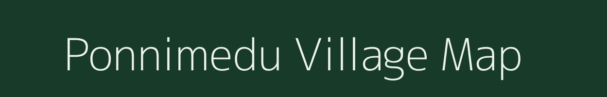 Ponnimedu village map in Tamil Nadu