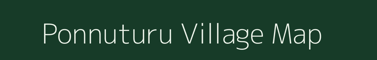 Ponnuturu village map in Andhra Pradesh