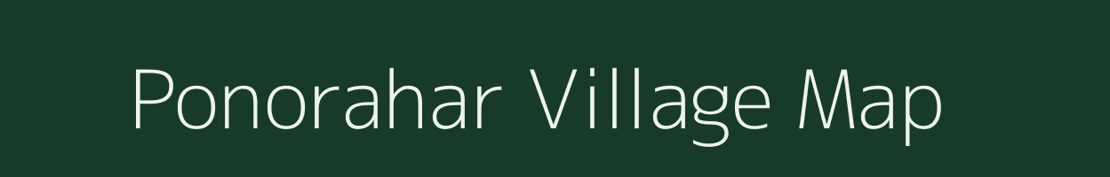 Ponorahar village map in West Bengal