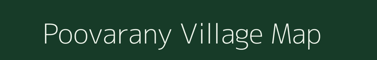 Poovarany village map in Kerala