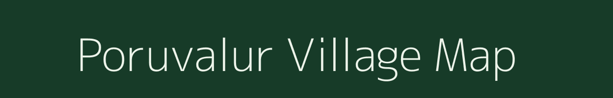 Poruvalur village map in Tamil Nadu