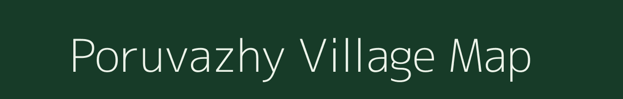 Poruvazhy village map in Kerala