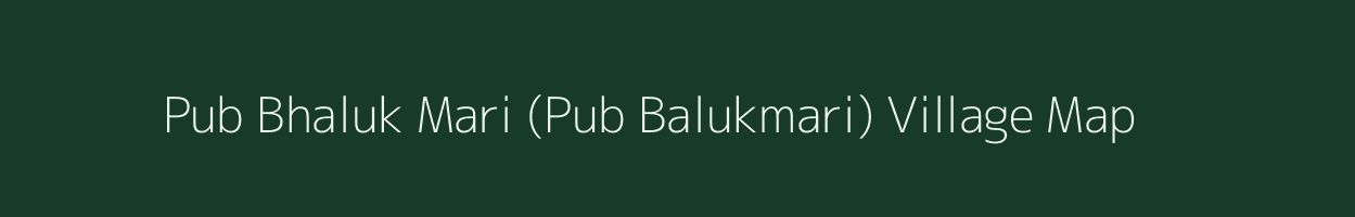 Pub Bhaluk Mari (Pub Balukmari) village map in Assam