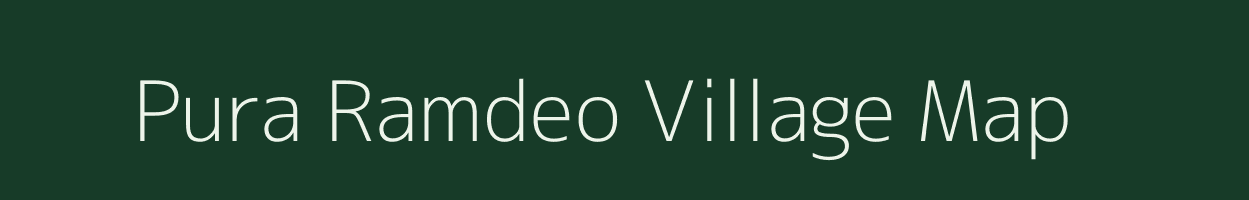 Pura Ramdeo village map in Uttar Pradesh