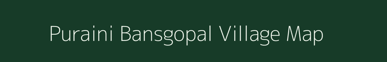 Puraini Bansgopal village map in Bihar