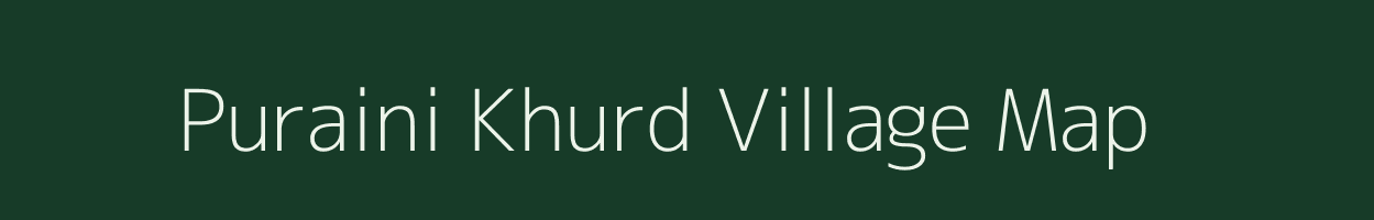 Puraini Khurd village map in Bihar