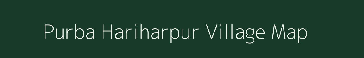 Purba Hariharpur village map in West Bengal