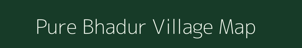 Pure Bhadur village map in Uttar Pradesh