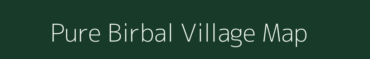 Pure Birbal village map in Uttar Pradesh