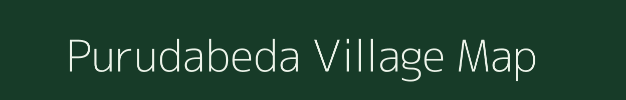 Purudabeda village map in Odisha