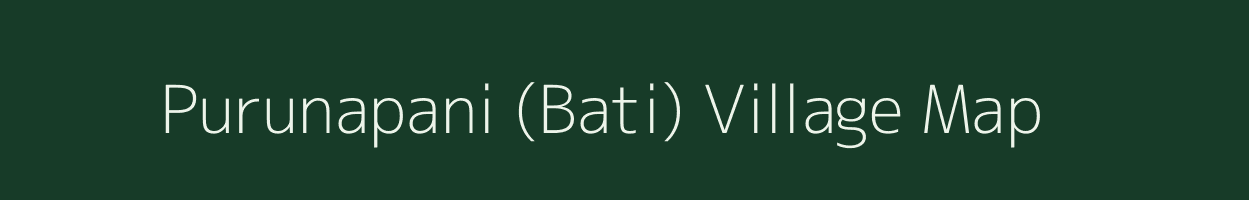 Purunapani (Bati) village map in Odisha