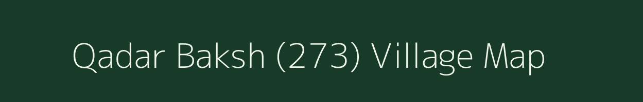 Qadar Baksh (273) village map in Punjab