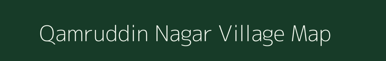 Qamruddin Nagar village map in Uttar Pradesh