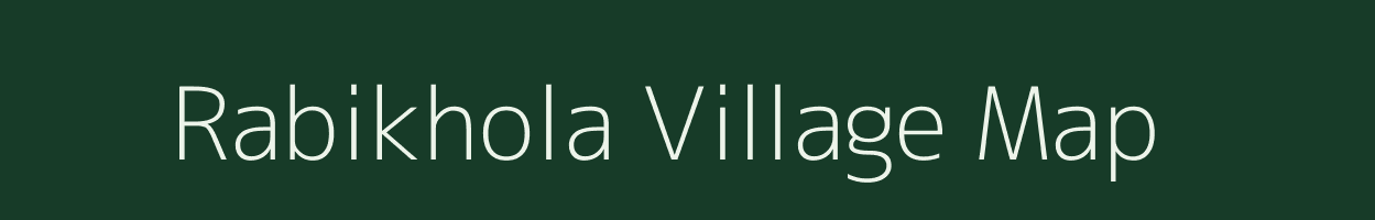 Rabikhola village map in Sikkim