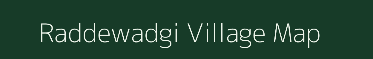 Raddewadgi village map in Karnataka