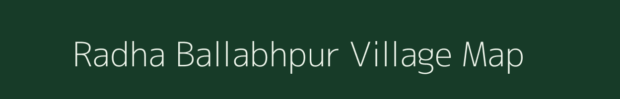 Radha Ballabhpur village map in West Bengal