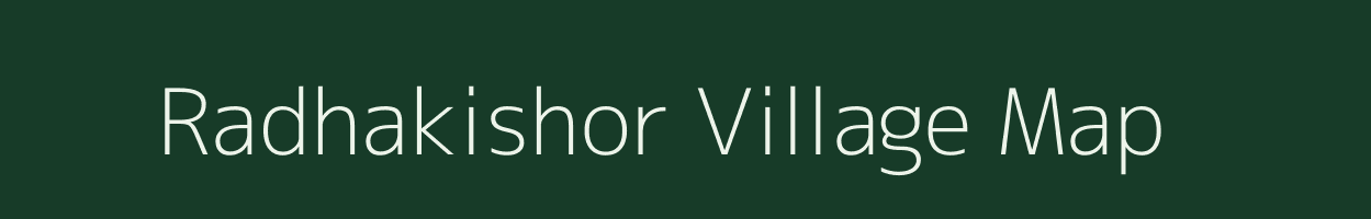 Radhakishor village map in West Bengal