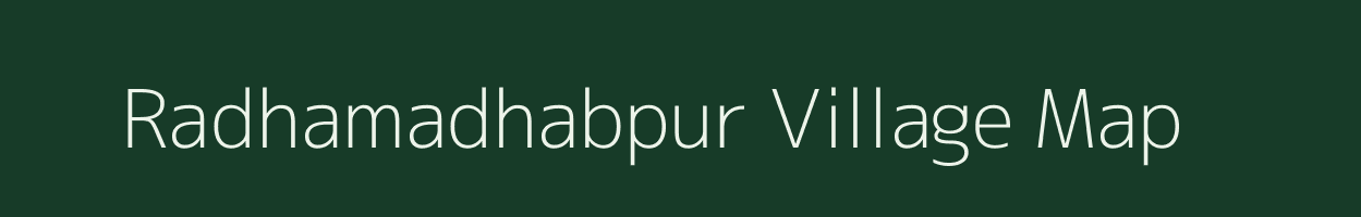 Radhamadhabpur village map in West Bengal