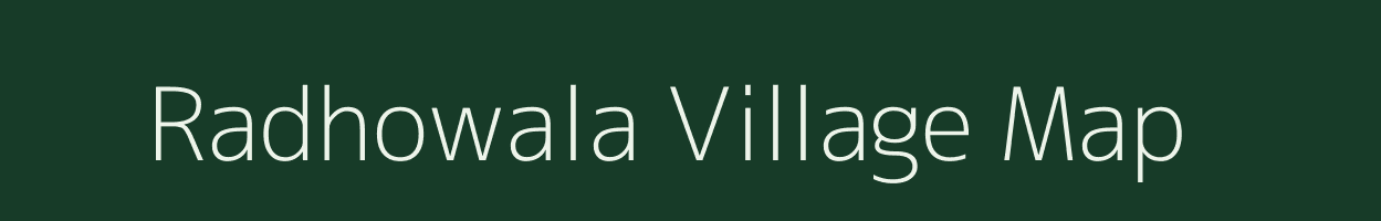 Radhowala village map in Uttar Pradesh